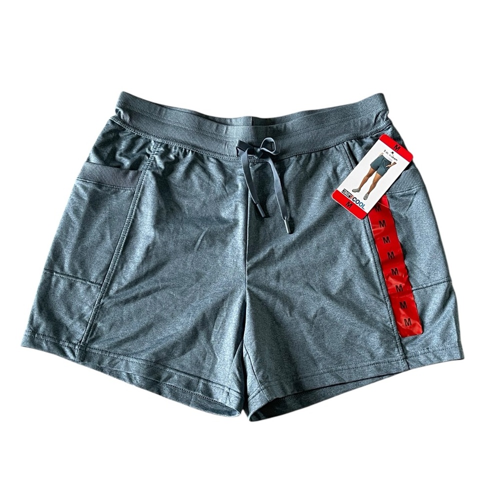 32 degrees cool blue active shorts with side pockets medium